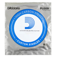 D'Addario PL009 Plain Steel 